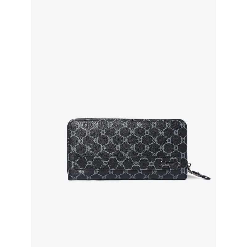 Premium Mens Long Zipper Wallet Large Capacity Wallet For Phone Cash Cards 1