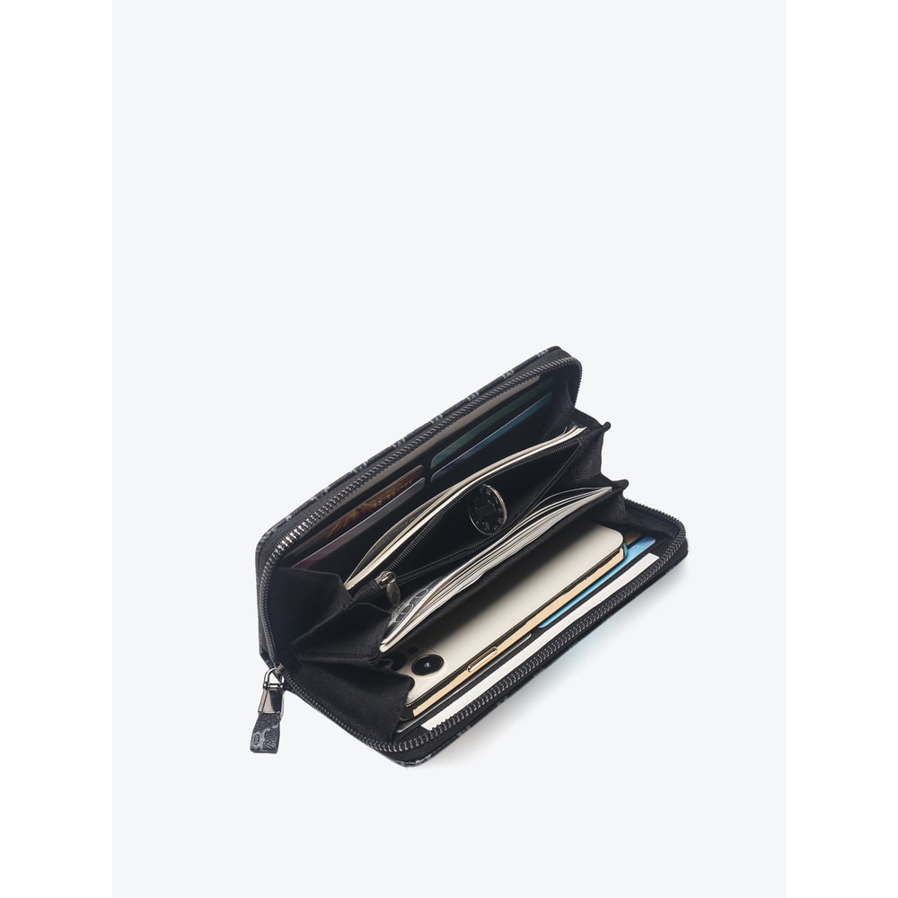 Premium Mens Long Zipper Wallet Large Capacity Wallet For Phone Cash Cards 3