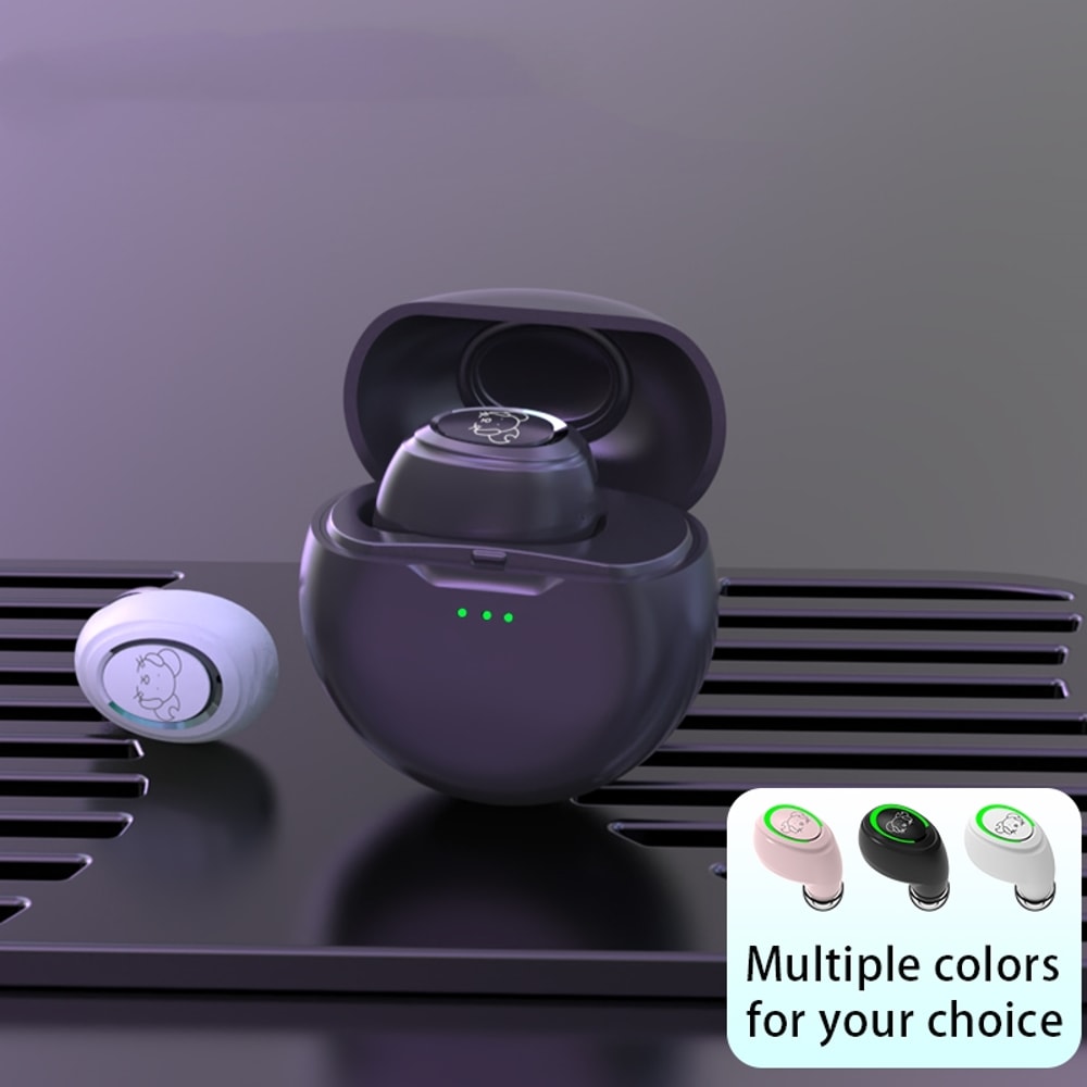 Premium Single Ear Wireless Earbud Bluetooth Earphone with Mic Clear HD Calls & Long Battery Life Earbuds