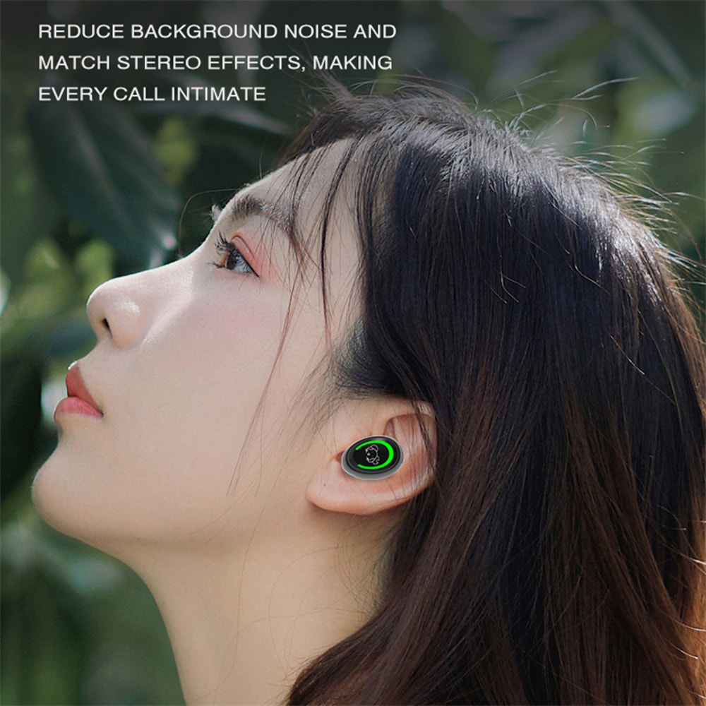 Premium Single Ear Wireless Earbud Bluetooth Earphone with Mic Clear HD Calls & Long Battery Life Earbuds