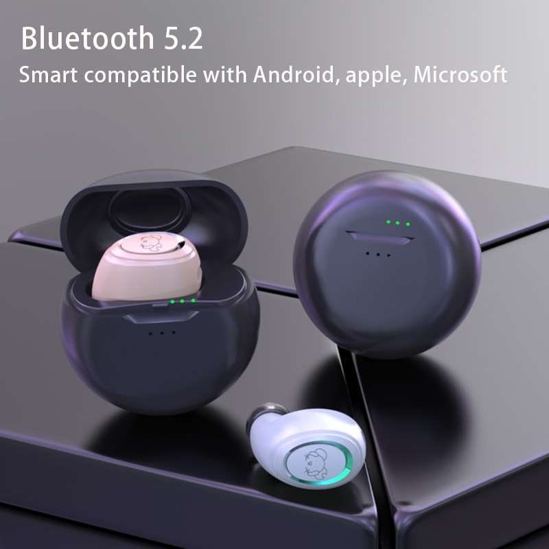 Premium Single Ear Wireless Earbud Bluetooth Earphone with Mic Clear HD Calls & Long Battery Life Earbuds