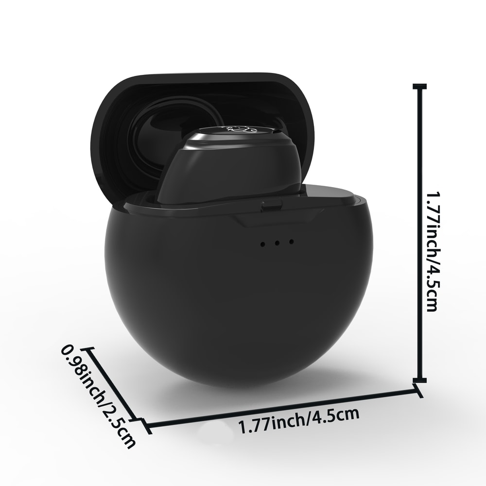 Premium Single Ear Wireless Earbud Bluetooth Earphone with Mic Clear HD Calls & Long Battery Life Earbuds