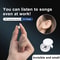 Premium Invisible Wireless Earbuds with Sliding Charging Case Comfort Sleep Sport & Deep Bass