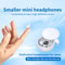 Premium Invisible Wireless Earbuds with Sliding Charging Case Comfort Sleep Sport & Deep Bass