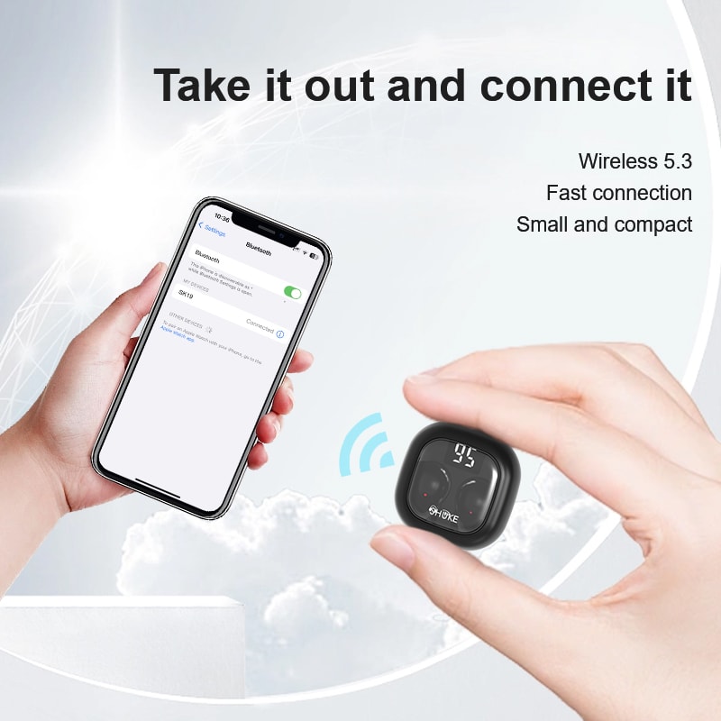 StealthFit Mini Wireless Bluetooth Earbuds Invisible Comfort with HD HIFI Bass