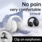 Bone Conduction Bluetooth Ear Clip Wireless Sports Headset with Noise Reduction Mic