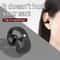 Bone Conduction Bluetooth Ear Clip Wireless Sports Headset with Noise Reduction Mic