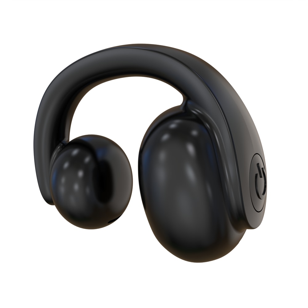 Bone Conduction Bluetooth Ear Clip Wireless Sports Headset with Noise Reduction Mic