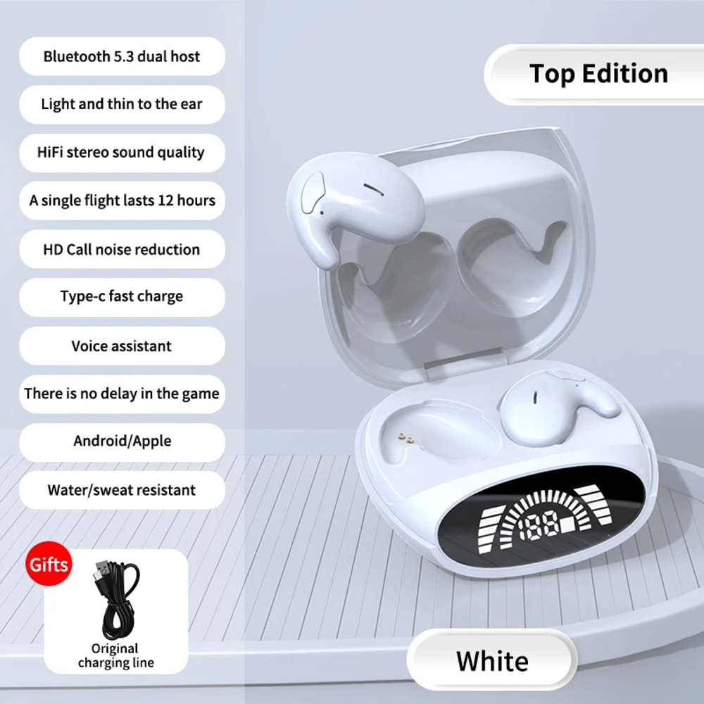 MiniSleep Pro Invisible Bluetooth Earbuds Tiny Hidden Headphones for Comfort & Discreet Audio
