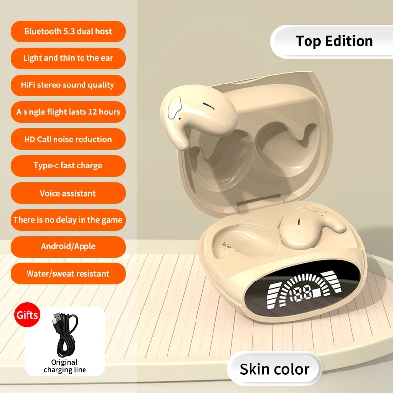 MiniSleep Pro Invisible Bluetooth Earbuds Tiny Hidden Headphones for Comfort & Discreet Audio
