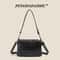 Premium Soft Leather Messenger Bag Stylish Small Crossbody Shoulder Bag For Daily Commute 1