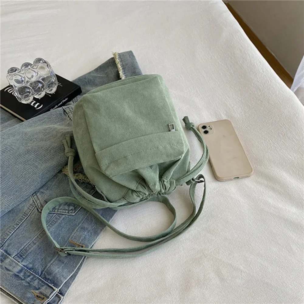 Style Drawstring Bucket Bag for Women Chic Shoulder & Crossbody Bag