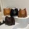Large Capacity Leather Shoulder Bag for Women Fashionable Tote