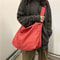 Stylish Large Canvas Shoulder Bag For Women Spacious Large Crossbody Bag Cotton Tote Handbag 3