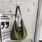 Stylish Large Canvas Shoulder Bag For Women Spacious Large Crossbody Bag Cotton Tote Handbag 4