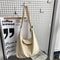 Stylish Large Canvas Shoulder Bag For Women Spacious Large Crossbody Bag Cotton Tote Handbag 6