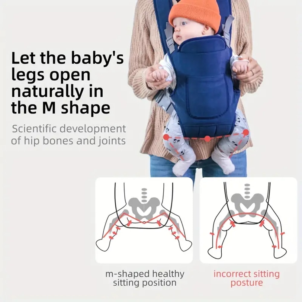 Premium Baby Carrier Sling Multifunctional All Season Baby Carrier with Carrying Methods