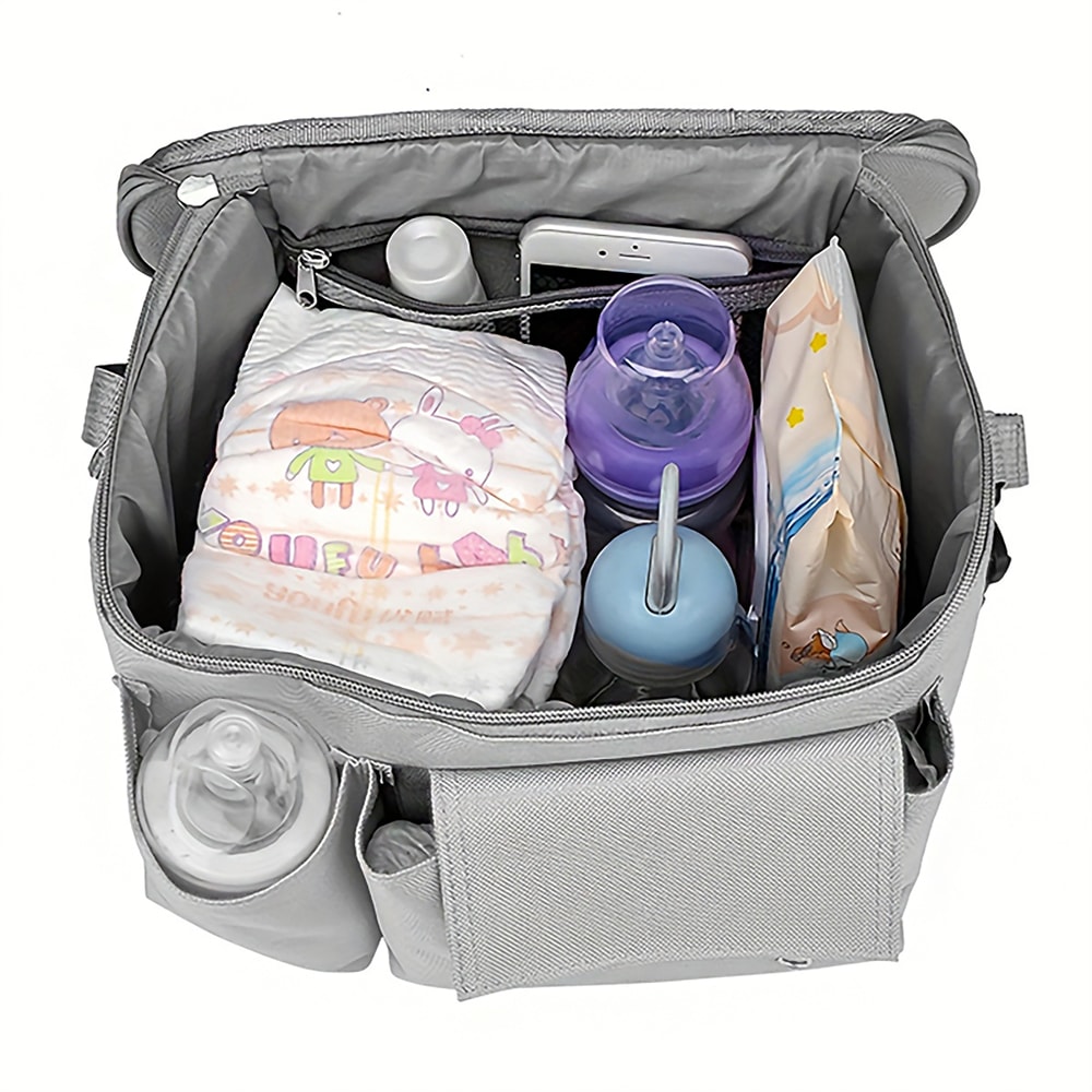 Premium Large Capacity Baby Stroller Organizer Bag With Multifunctional Storage 4