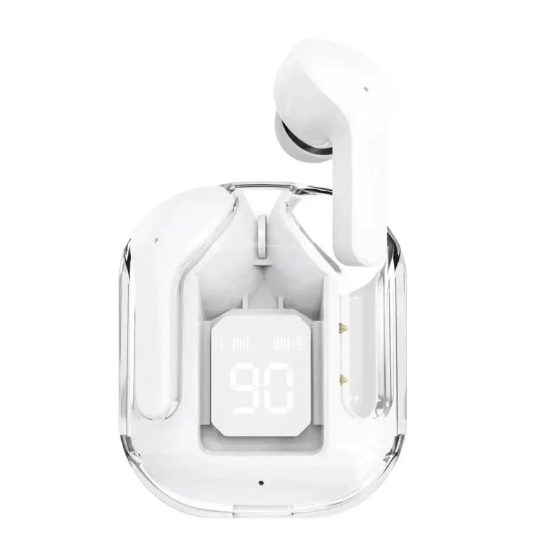 Crystal Clear HIFI Wireless Bluetooth Earbuds with LED Power Display & Long Battery Life