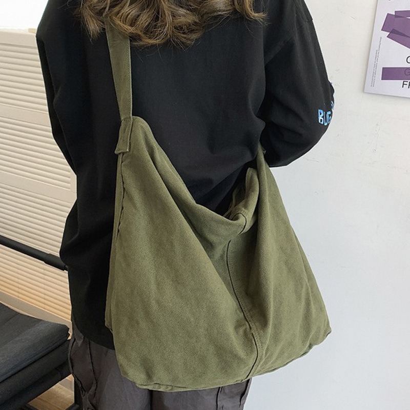 Classic Canvas Everyday Tote Bag Stylish Medium Tote Bag For Daily Use 0