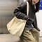 Classic Canvas Everyday Tote Bag Stylish Medium Tote Bag For Daily Use 2