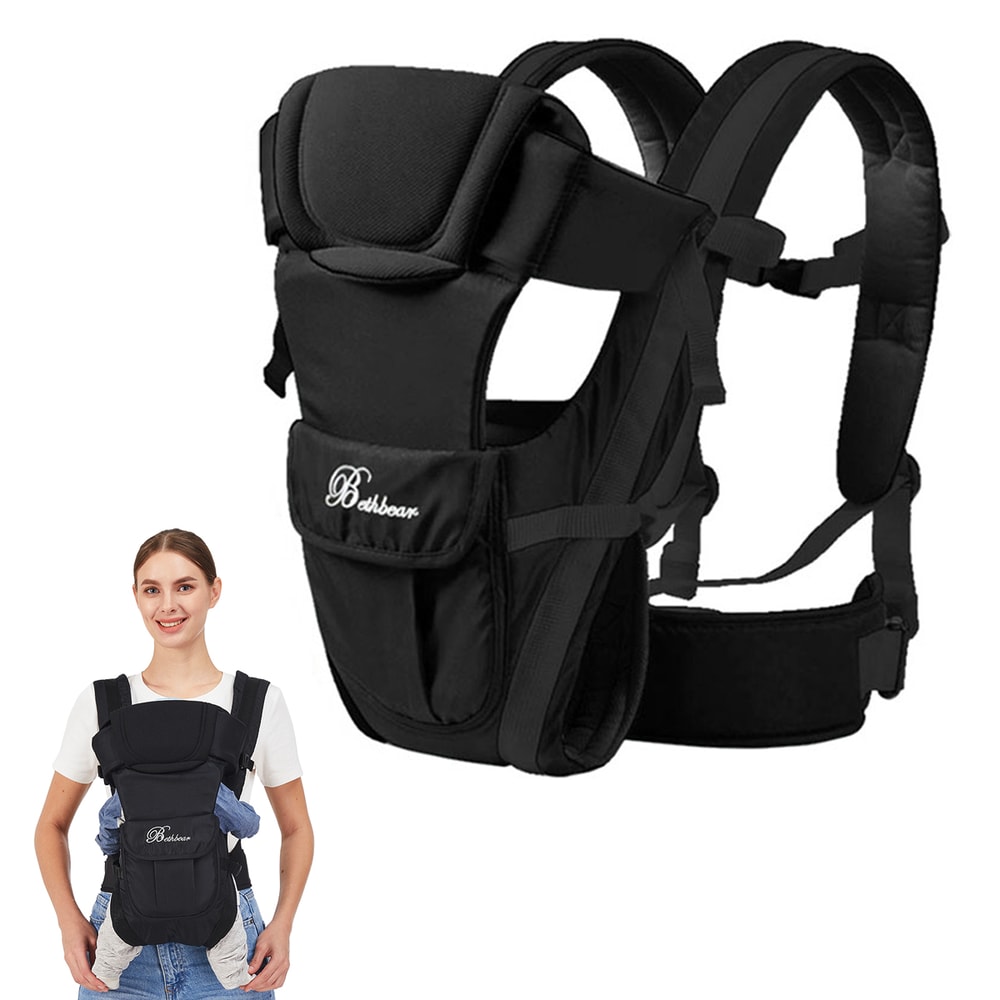 ErgoComfort Newborn To Toddler Adjustable Baby Sling Ergonomic Baby Carrier Backpack 2