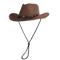Premium Unisex Straw Cowboy Hat With Wide Brim UV Protection Stylish Western Beach Sun Hat 8