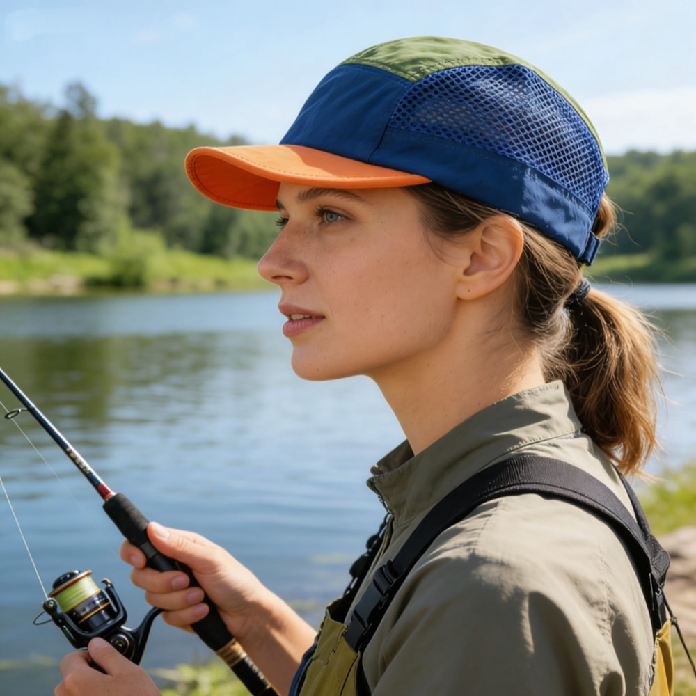 Retro Breathable Mesh Hat Quick Dry Cap For Outdoor Adventure 3