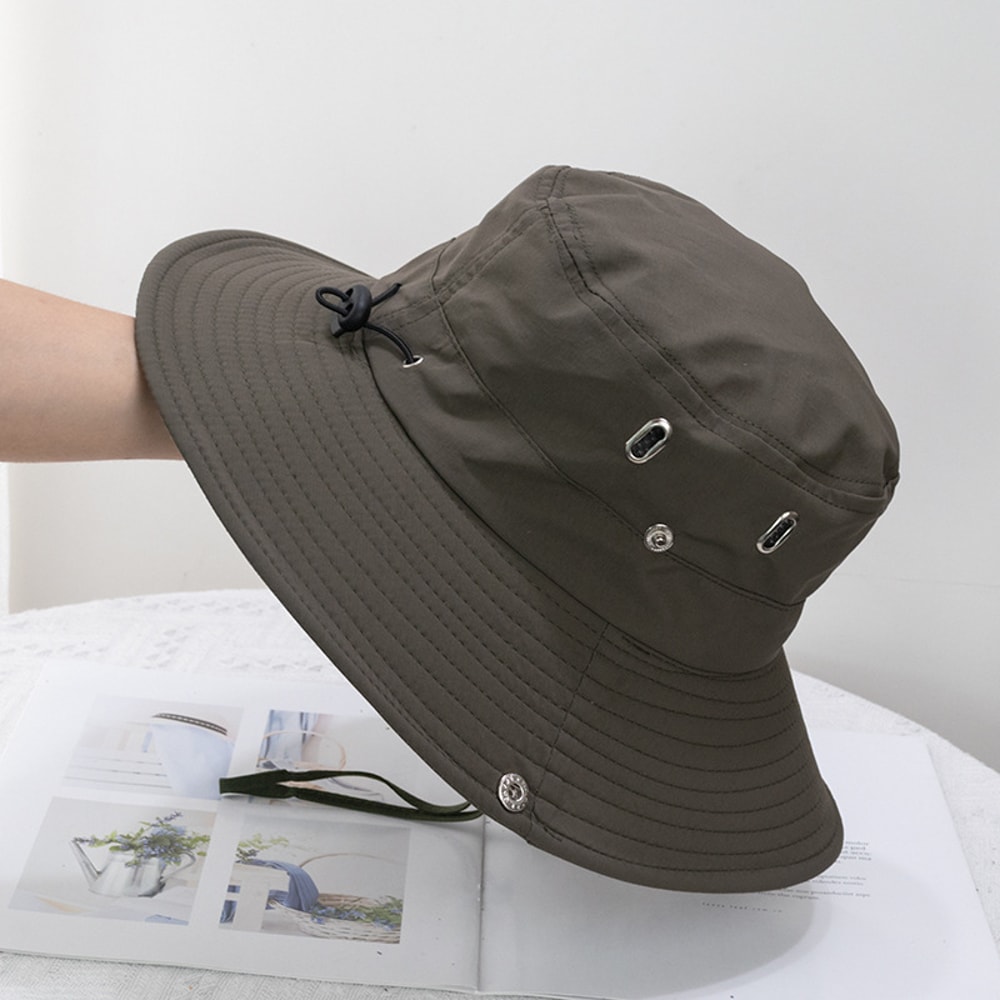 Premium Wide Brim Sun Hat For Outdoor Fishing Hiking With Windproof Design 7