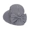 Retro Plaid Foldable Wide Brim Sun Hat With Bow Stylish UV Protection 5