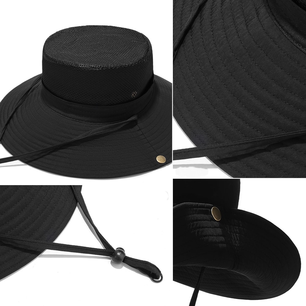 Foldable Wide Brim Sun Hat For Outdoor UV Protection Travel 1