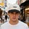 Retro Color Block Adjustable Baseball Cap Embroidered Unisex Summer Hat