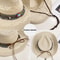 Ethnic Woven Cowboy Straw Hat With Wide Brim For Summer Sun Protection 4