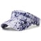 Tie Dye Visor Hat Breathable Unisex Outdoor Sun Protection 8
