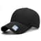 Summer Quick Dry Plaid Baseball Cap Unisex Outdoor Hat for Hiking & Running