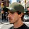 Summer Quick Dry Plaid Baseball Cap Unisex Outdoor Hat for Hiking & Running