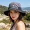 Color Contrast Quick Dry Sun Protection Hat For Men Women Waterproof Wide Brim 2