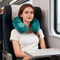 Inflatable U Shaped Neck Pillow Compact Travel Support For Planes Trips 1