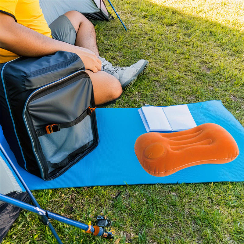 Ultra Comfort Inflatable Camping Pillow Lightweight Portable Travel Cushion