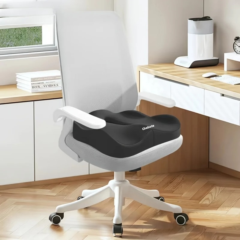 Ergonomic Memory Foam Seat Cushion For Car Office Washable Comfort Support Pad 5