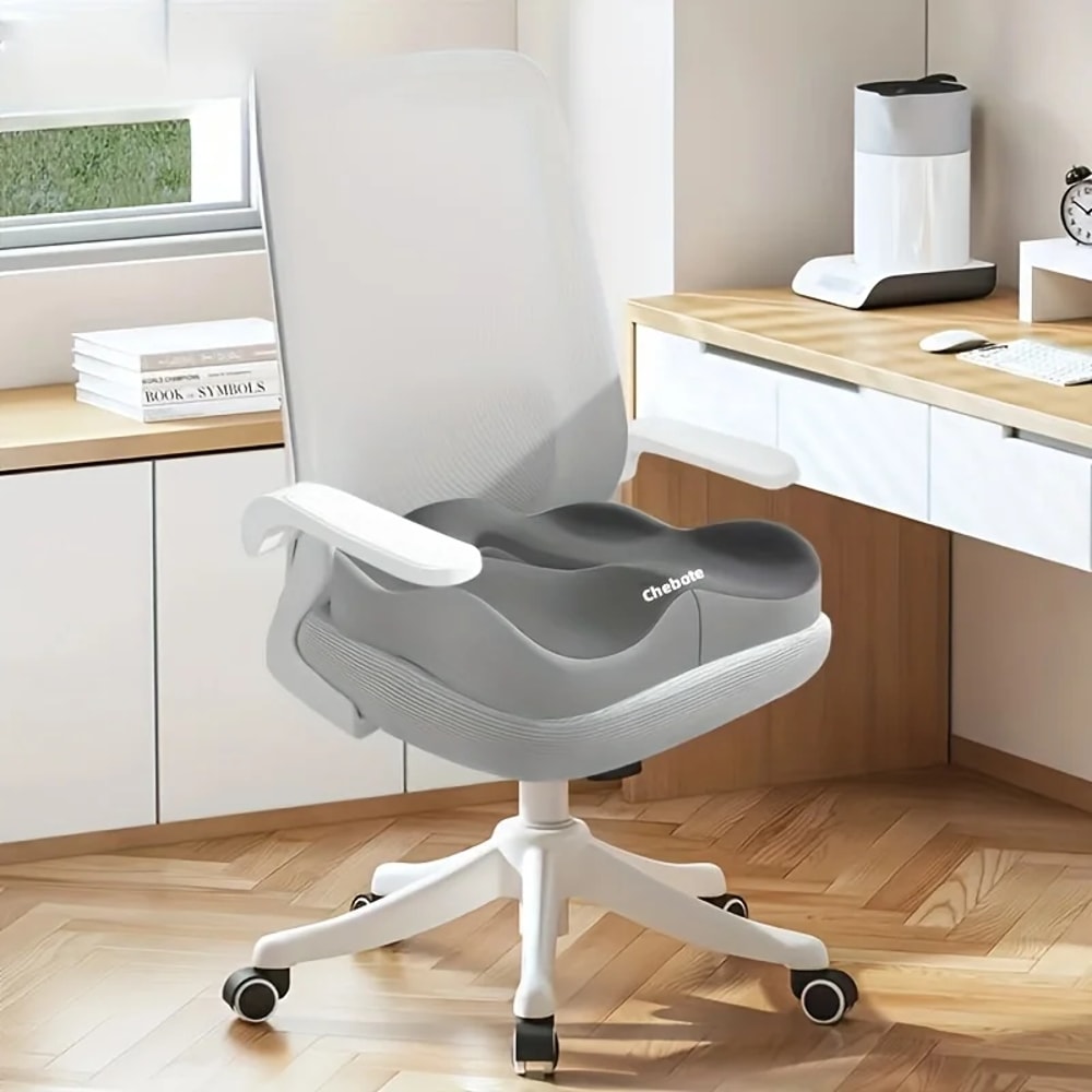 Ergonomic Memory Foam Seat Cushion For Car Office Washable Comfort Support Pad 7
