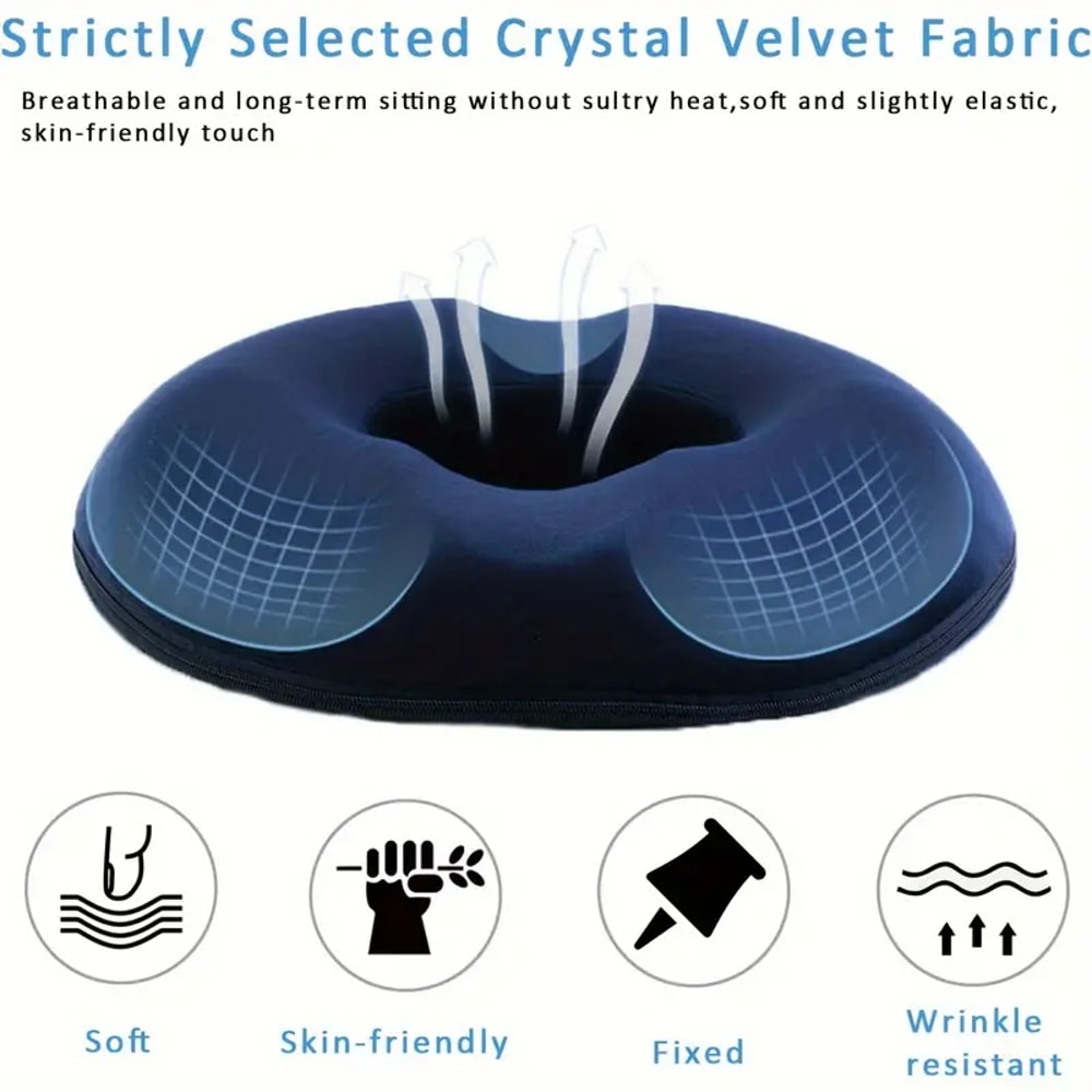 Premium Orthopedic Seat Cushion For Tailbone Relief Hip Comfort 1