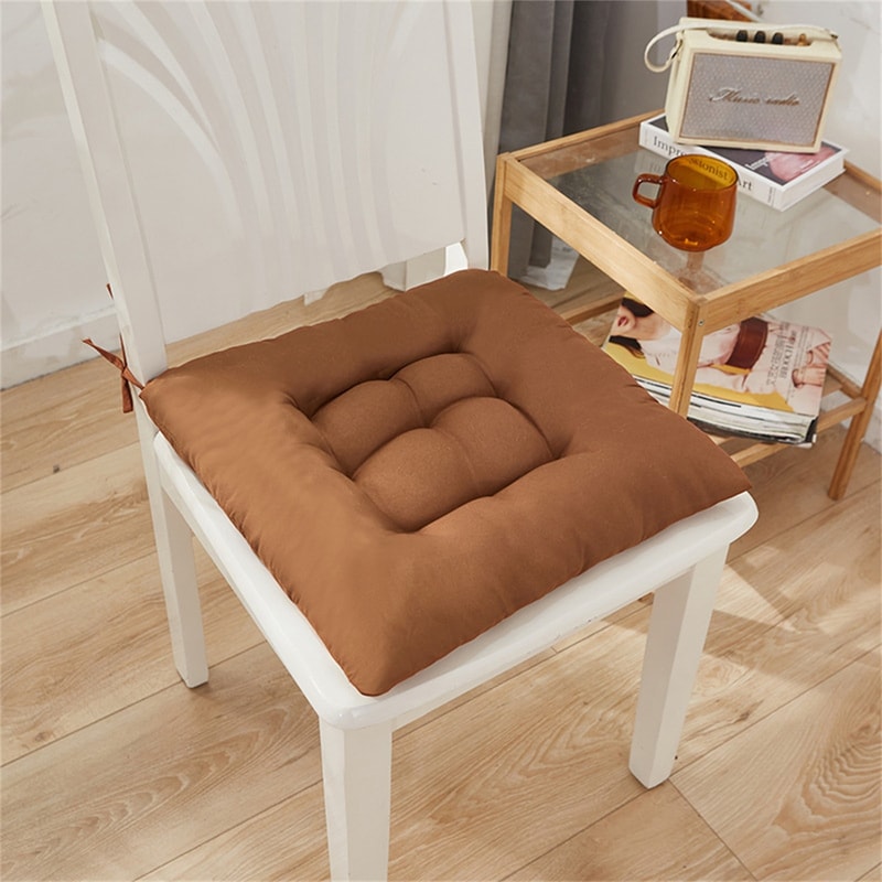 Premium Soft Square Chair Cushion Comfortable Seat Pad For Home Office 4