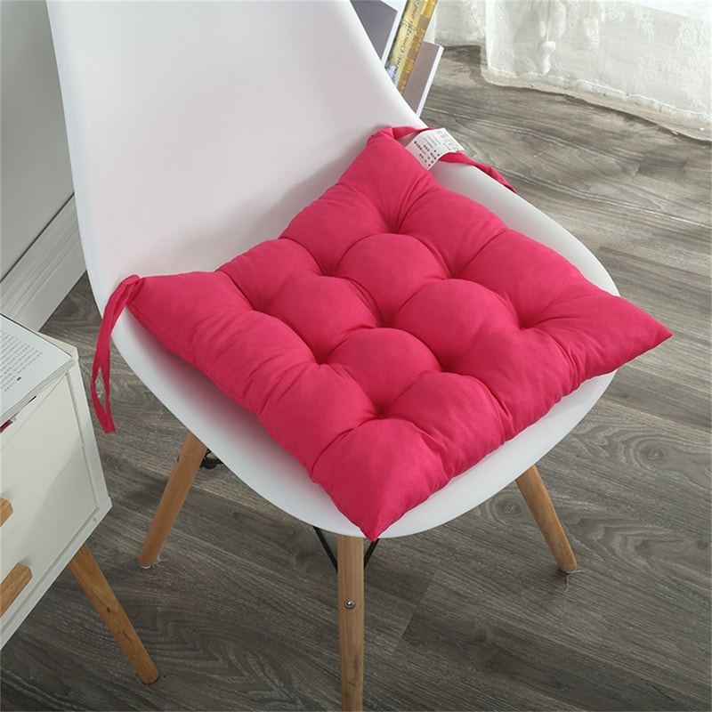 Premium Soft Square Chair Cushion Comfortable Seat Pad For Home Office 7