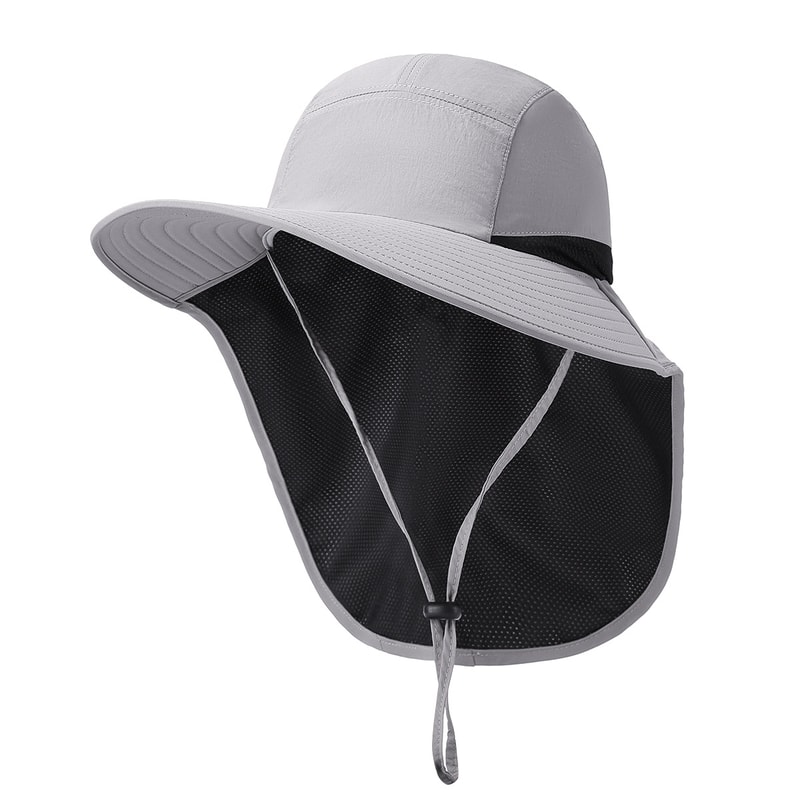 Ultimate Outdoor Sun Protection Fishermans Hat With Neck Shield 5
