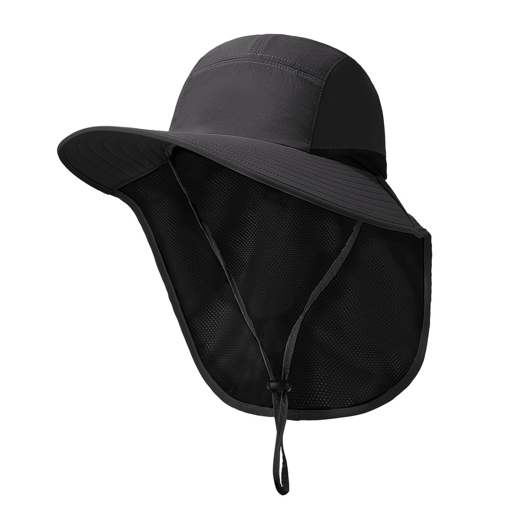 Ultimate Outdoor Sun Protection Fishermans Hat With Neck Shield 6