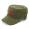 Authentic Style Red Cotton Military Cap With Iconic Star Red Cotton Military Cap Mao Hat For Street 2