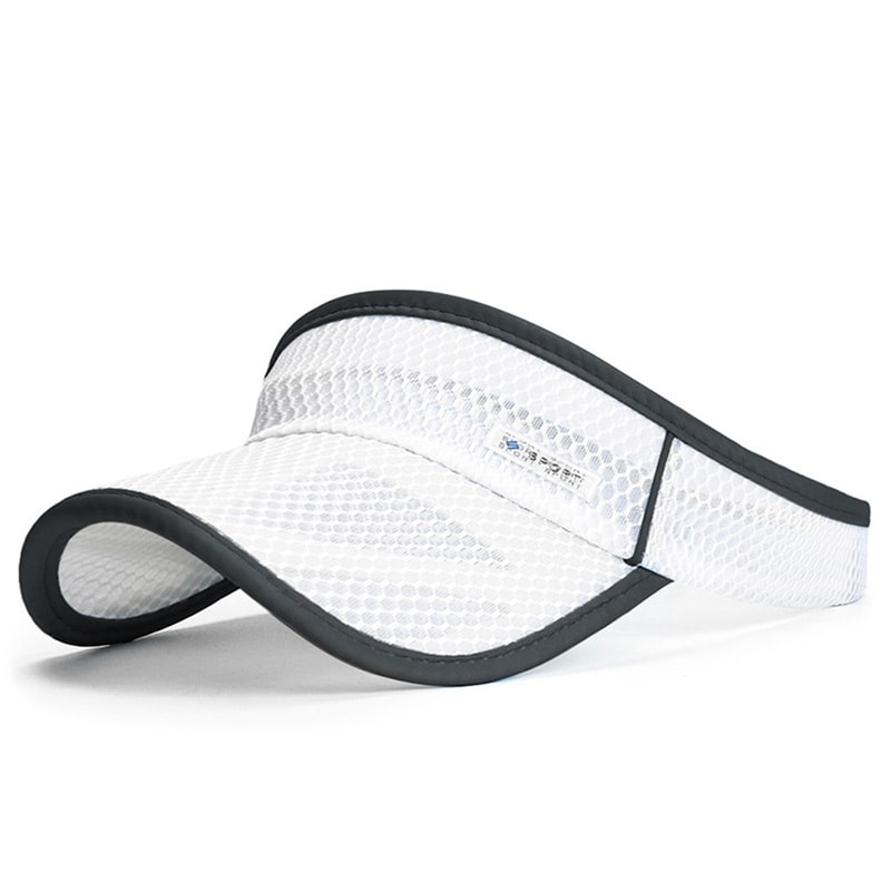 Breathable Mesh Sun Visor for Men & Women Quick Dry Sports Hat for Running Golf Tennis
