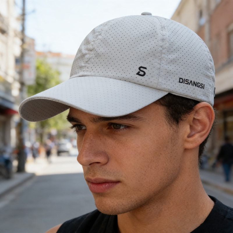 Breathable Quick Drying Sun Cap For Outdoor Fishing Running Visor Hat 4