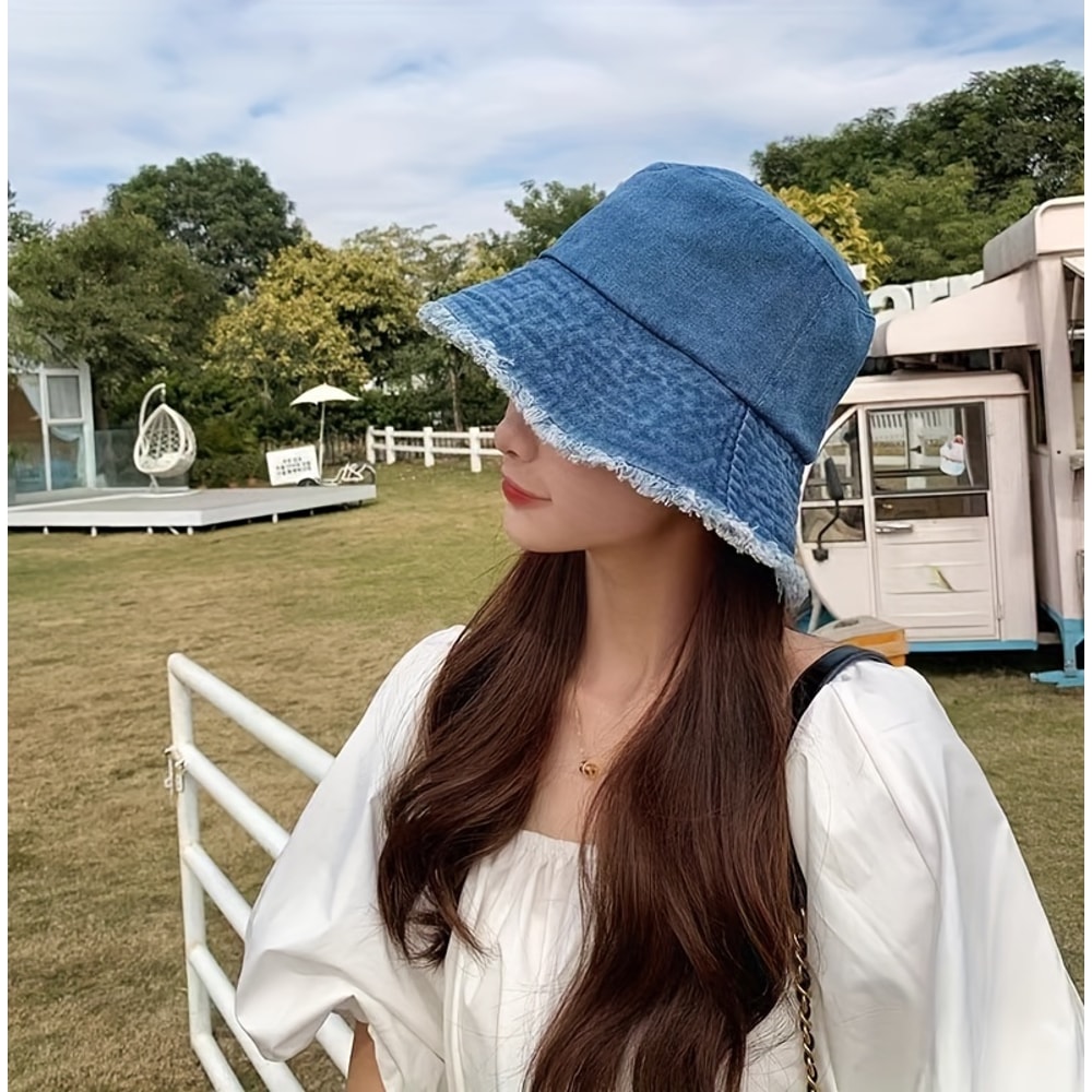 Premium Summer Bucket Sun Hat Stylish Casual UV Protection Travel Fisherman Hat 3